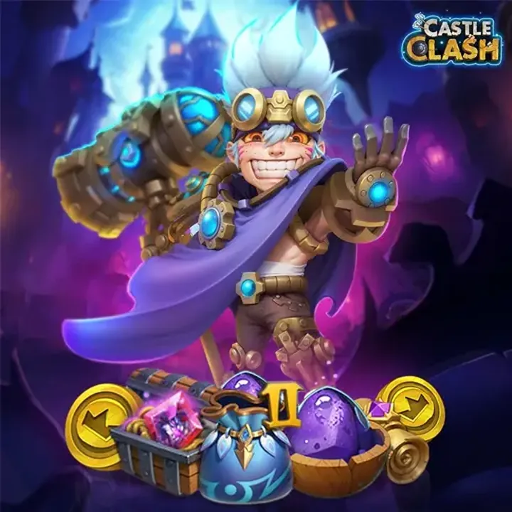 جم و پک بازی castle clash