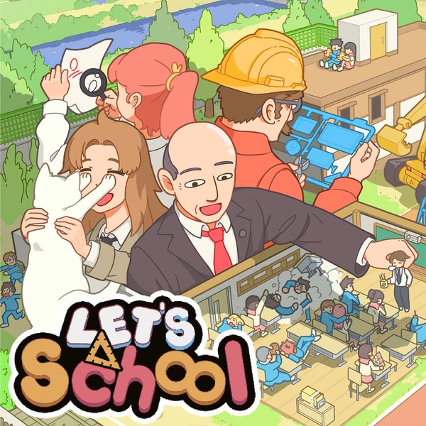 بازی اورجینال Let's School برای pc 