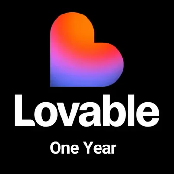اشتراک یکساله Lovable.ai (پلن Pro)