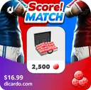 2500 جم Score Match