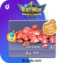 300 جم Top War