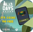 خرید کوین 15 دلاری  بازی Days After