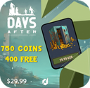خرید کوین 30 دلاری  بازی Days After