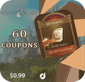 کوپن بازی دنیای پادشاهان World of kings