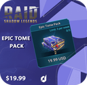 خرید Epic Tome Packبازی Raid Shadow Legends