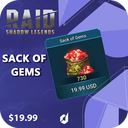 خرید جم 20 دلاری بازی Raid Shadow Legends