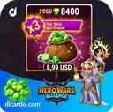 2800 جم Hero Wars