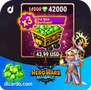 14000 جم Hero Wars