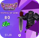 خرید جم 1.29 دلاری بازی castle crush 