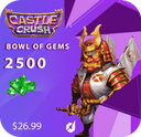 خرید جم 27 دلاری بازی castle crush 