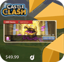 خرید جم 50 دلاری بازی  castle clash 