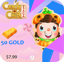 خرید گلد 8 دلاری بازی candy crush