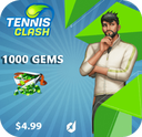 خرید جم 5 دلاری بازی جم بازی Tennis Clash