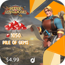 خرید جم 5 دلاری بازی Rise of Kingdoms 