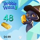 گلد 5 دلاری Bubble Witch 3 Saga