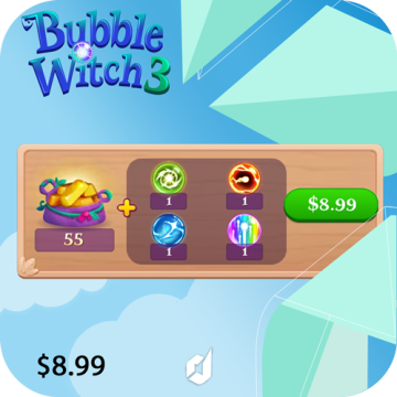 گلد بازی Bubble Witch 3 Saga