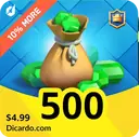 500 جم کلش رویال (لاگین)