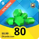 80 جم کلش رویال (لاگین)