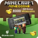 8000 ماینکوین بازی Minecraft