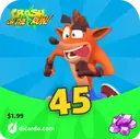 45 الماس بازی Crash Bandicoot