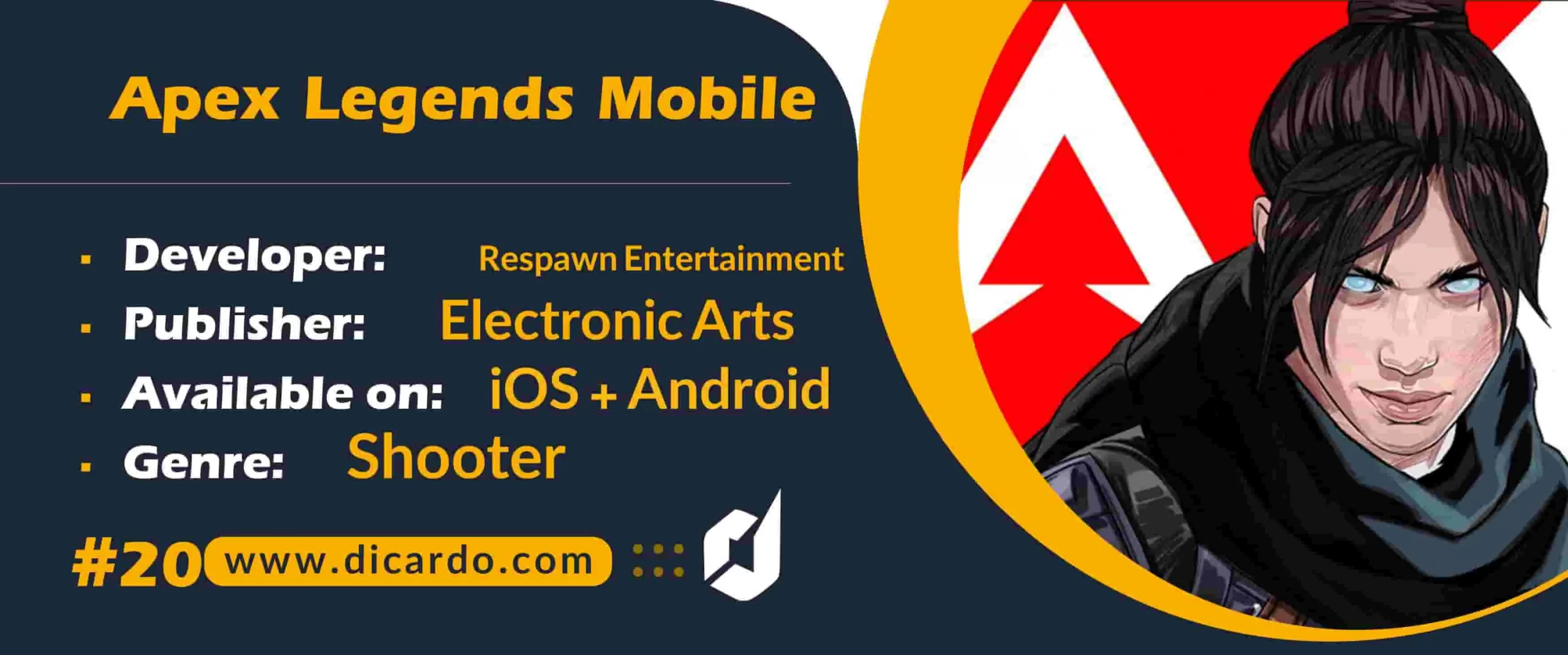 اپکس لجندز موبایل Apex Legends Mobile از بهترین بازیهای تیراندازی در سبک بتل رویال