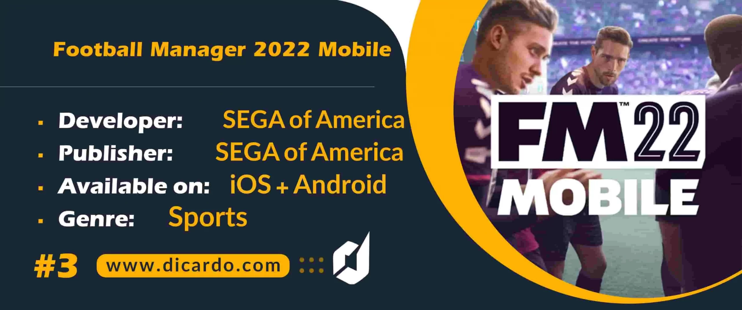 #3 فوتبال منیجر 2022 موبایل Football Manager 2022 Mobile