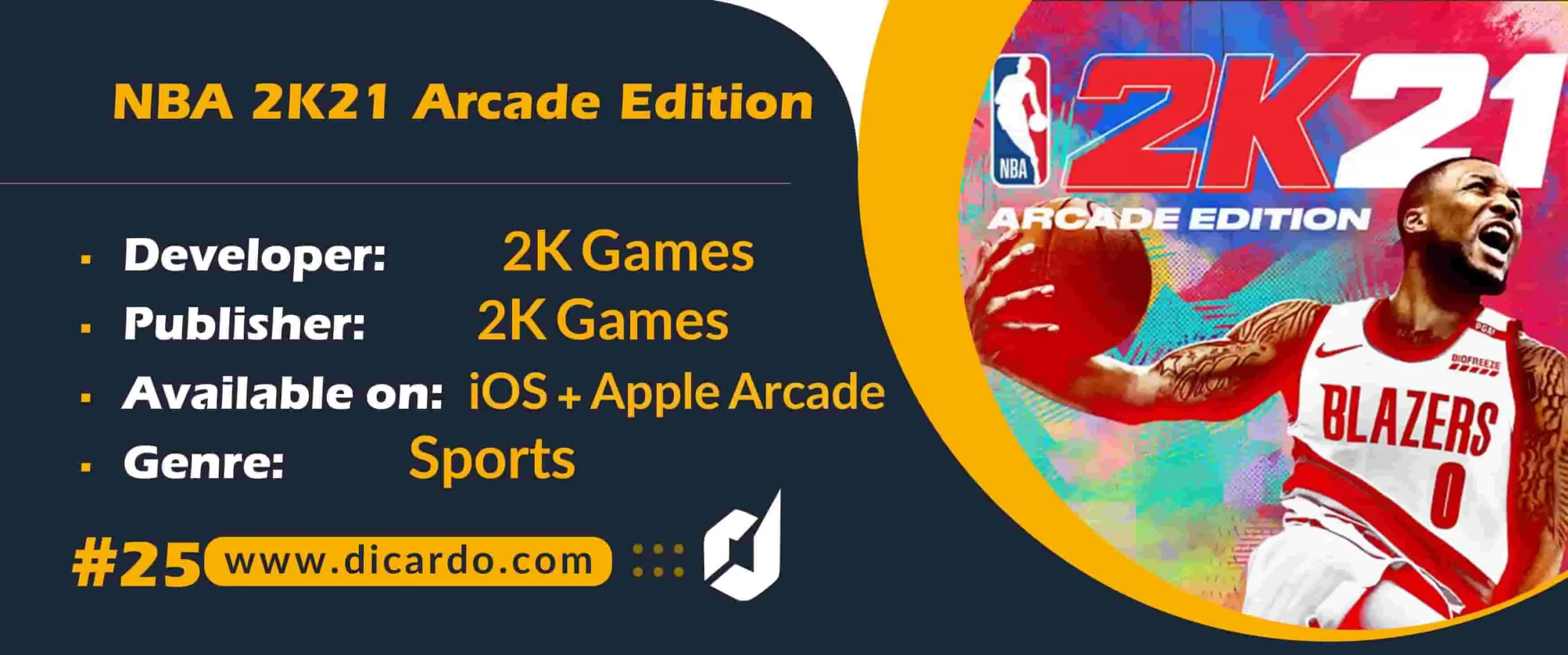 #25 آرکید ادیشن NBA 2K21 Arcade Edition