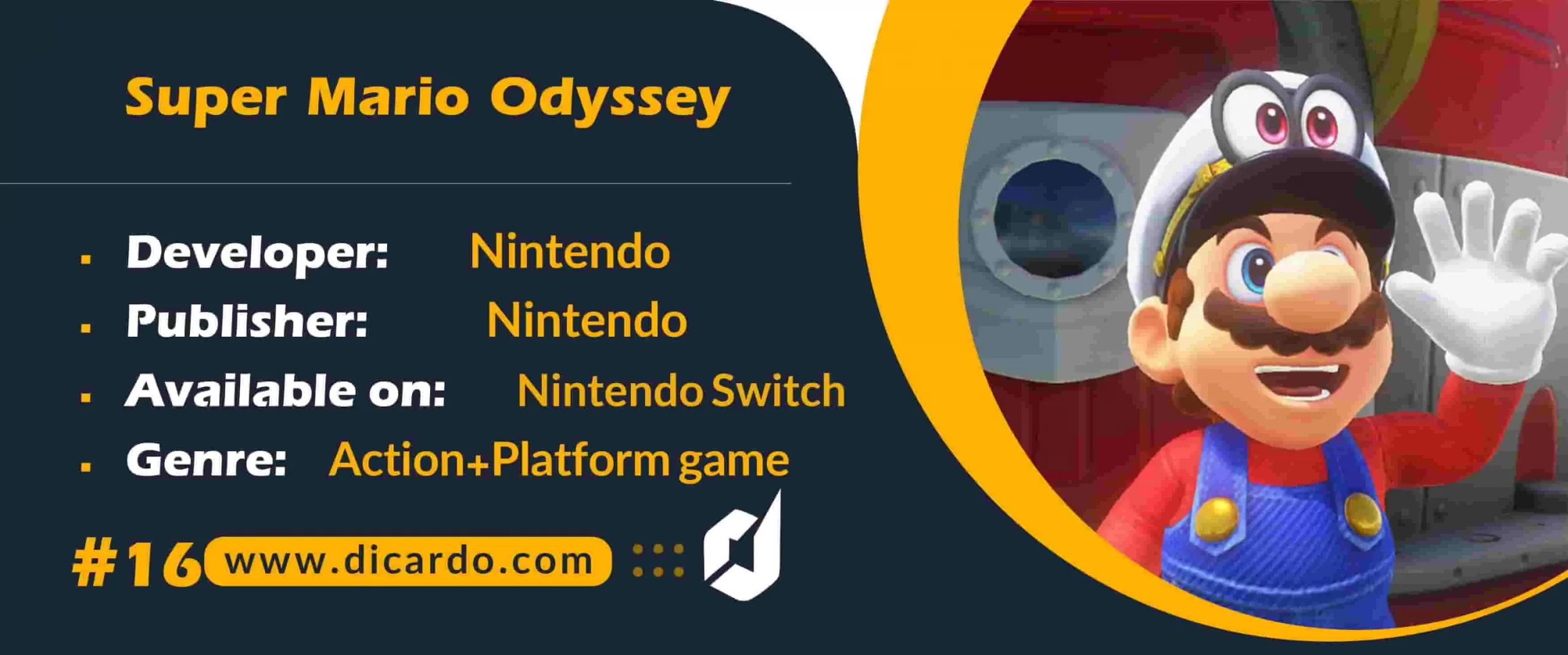 #16 سوپر ماریو اودیسه Super Mario Odyssey