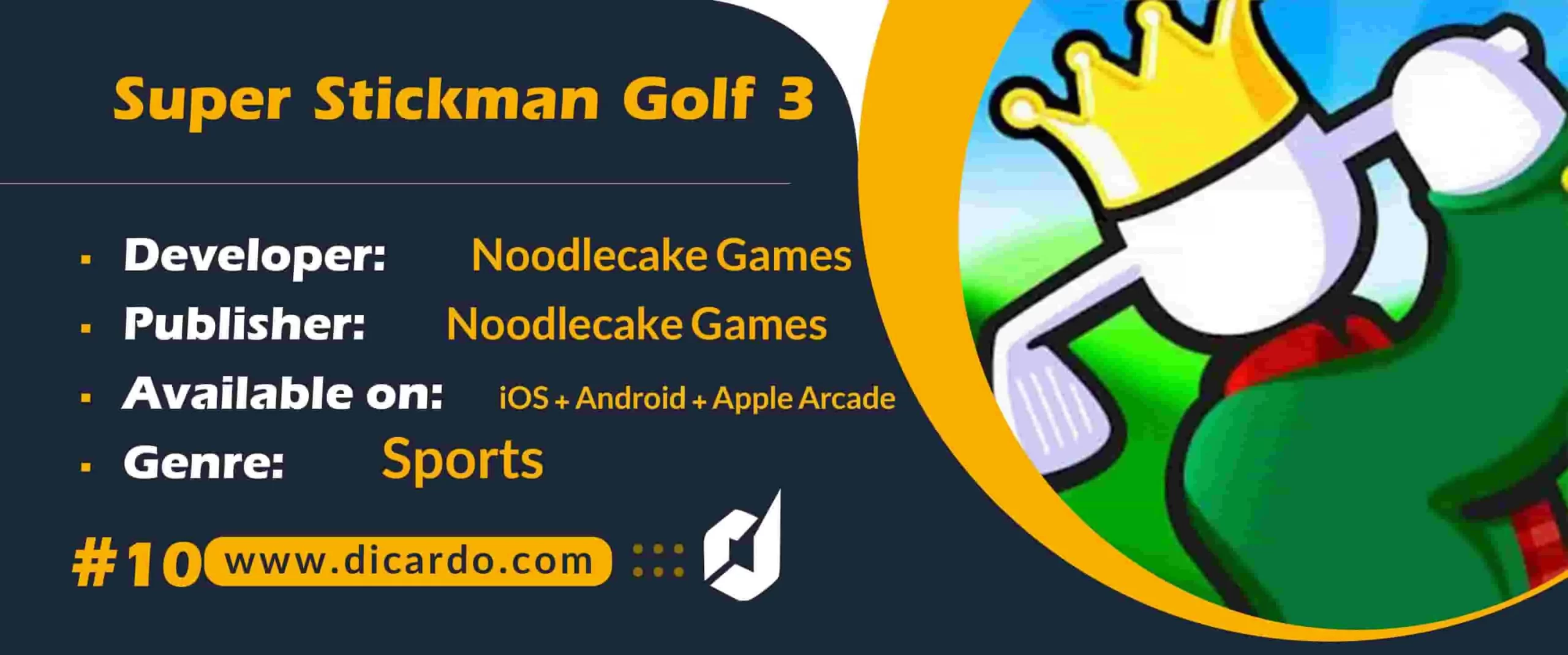 #10 سوپر استیکمن گلف 3 Super Stickman Golf 3