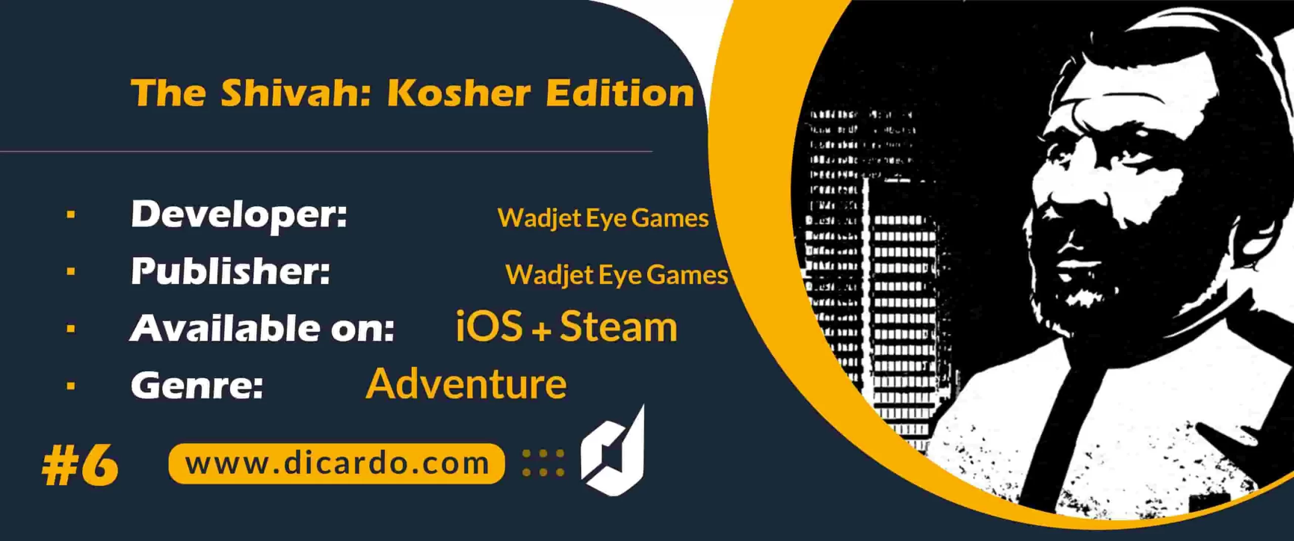 #6 د شیوه: کوشر ادیشن The Shivah: Kosher Edition از بهترین بازیهای پلیسی به دنبال کشف یک راز