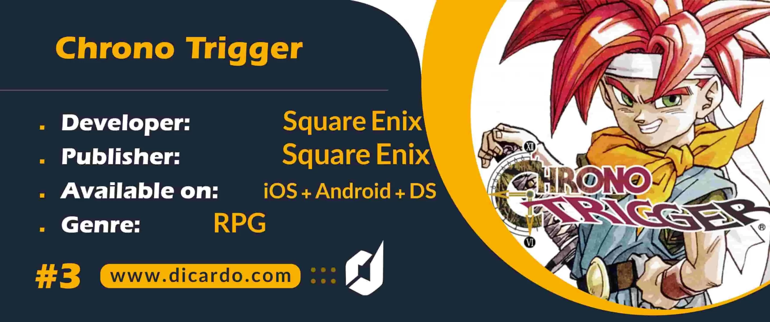 #3 کرونو تایگر Chrono Trigger از برترین بازیهای JRPG با طرحی منحصر بفرد