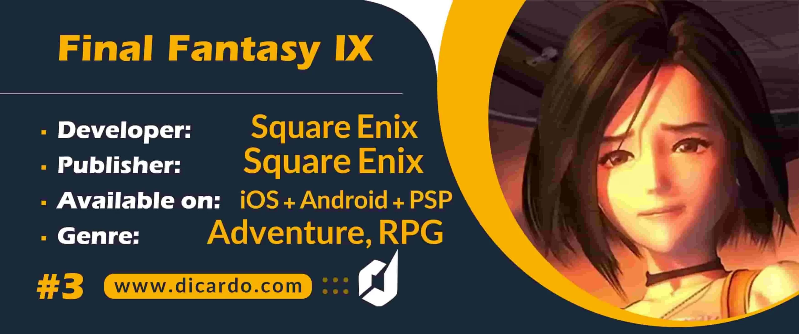 #3 فاینال فانتزی 9 Final Fantasy IX