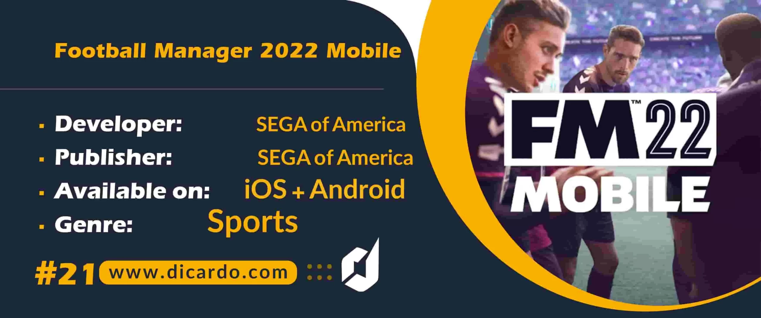 #21 فوتبال منیجر 2022 موبایل Football Manager 2022 Mobile