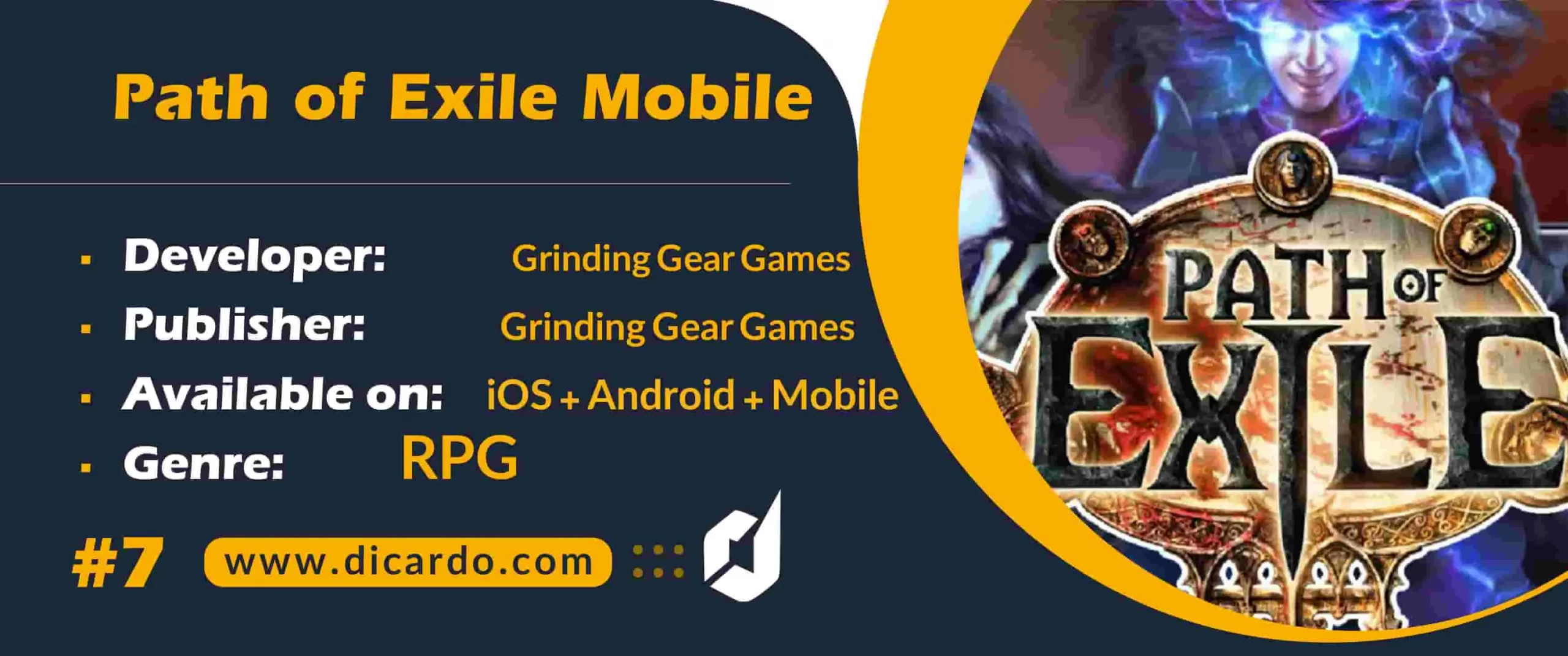 #7 پت او اکزل موبایل Path of Exile Mobile از بهترین بازیهای مشابه دیابلو ایمورتال در انتظار انتشار
