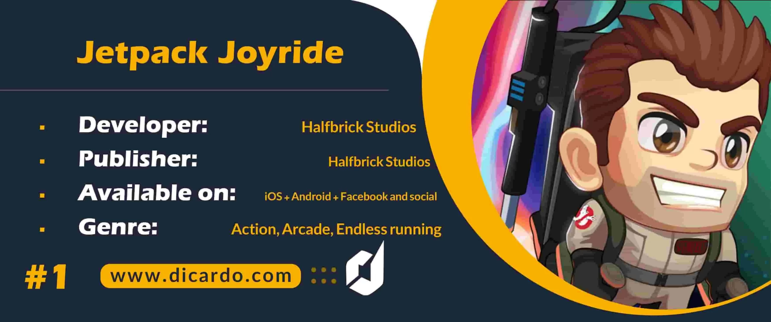 #1 جت پک جویراد Jetpack Joyride (previously Machine Gun Jetpack)