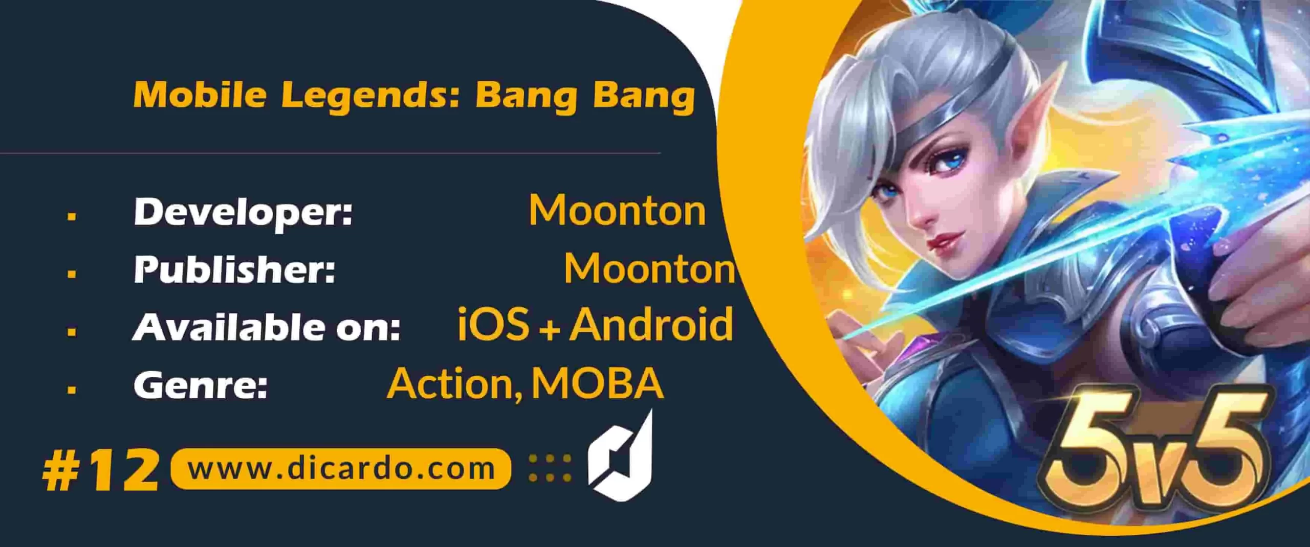 #12 موبایل لجندز: بنگ بنگ Mobile Legends: Bang Bang