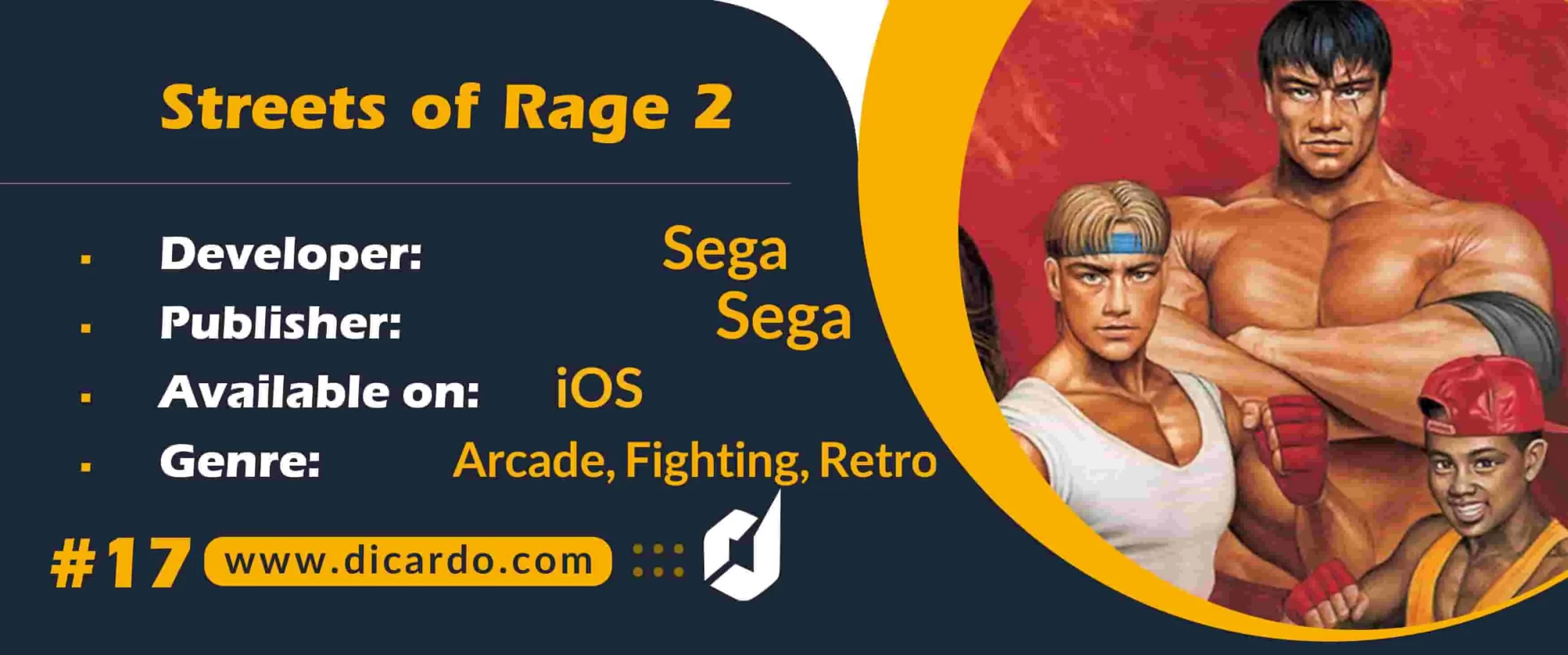 #17 استریت آو ریج تو Streets of Rage 2 از بهترین بازیهای جنگی ساخته شده توسط سگا