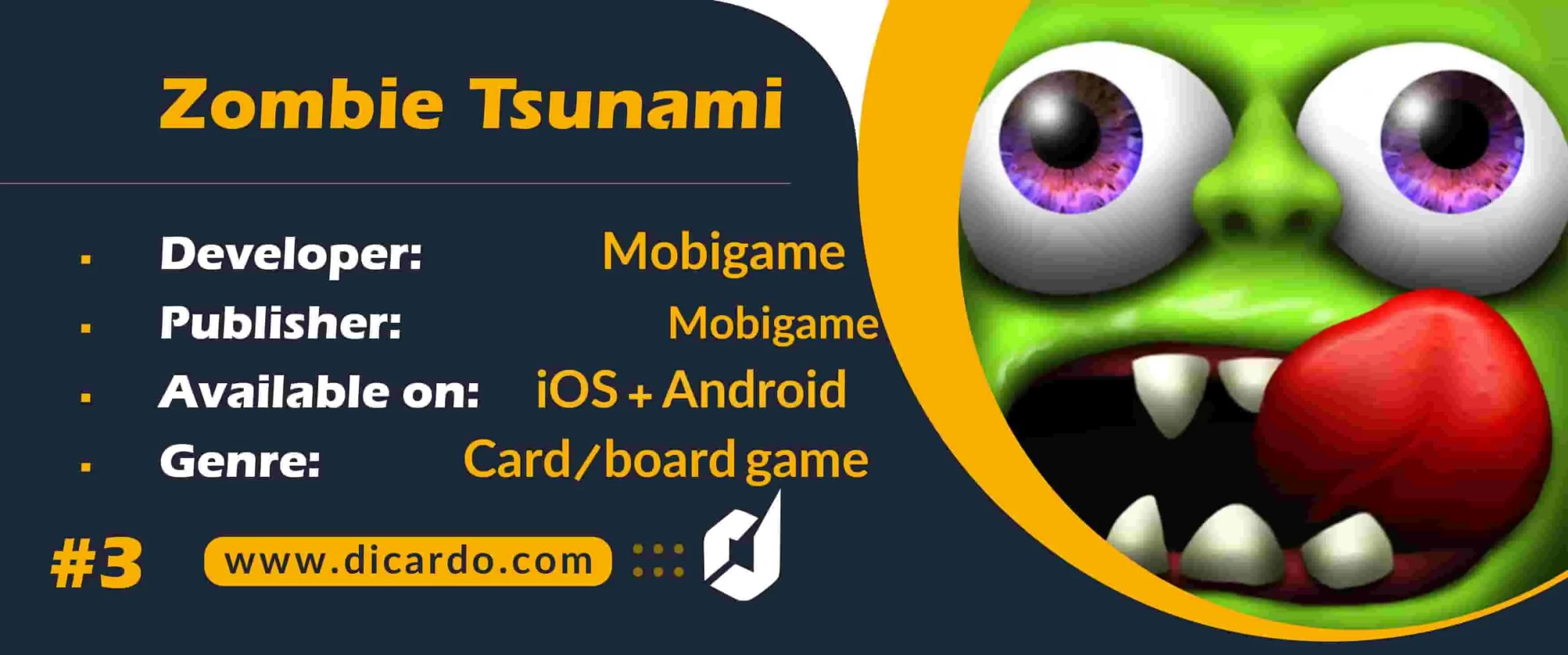 #3 زامبی سونامی Zombie Tsunami از برترین بازیهای رومیزی اقتباس شده زامبی محور