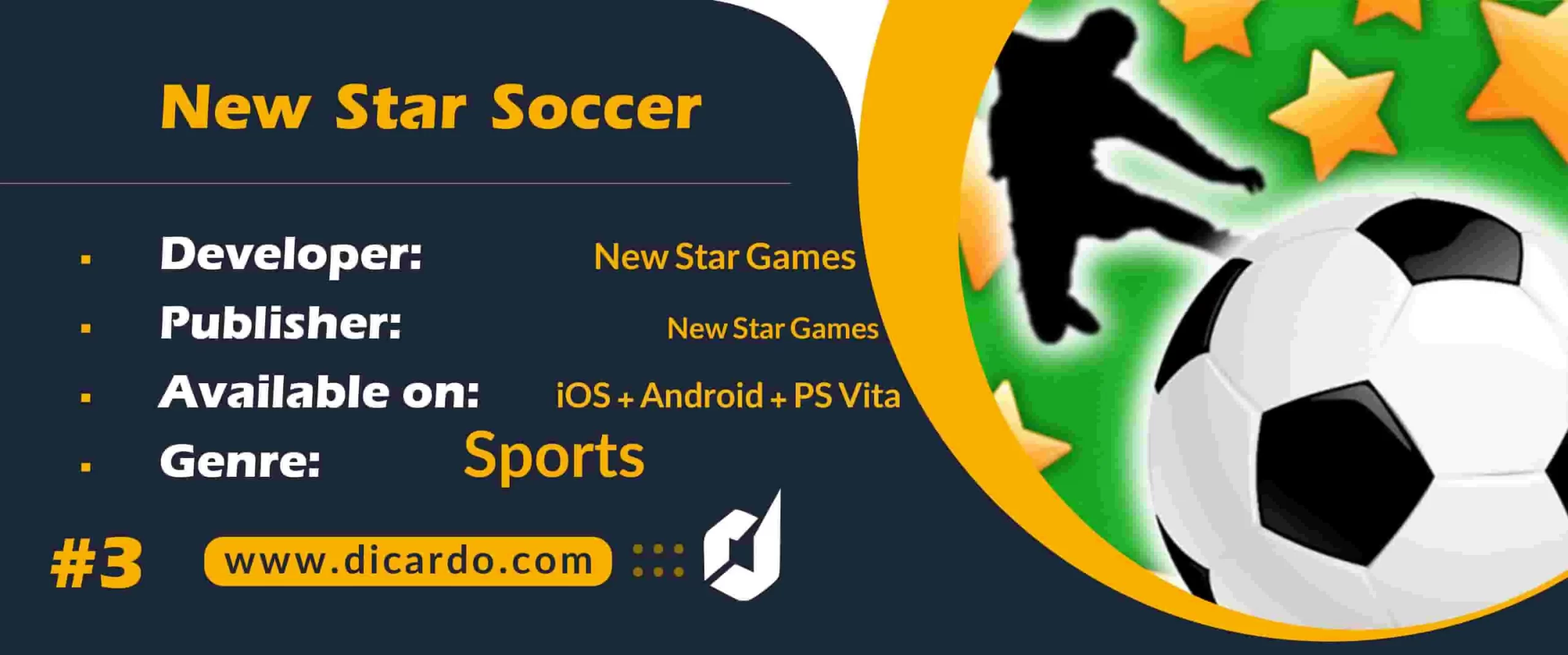 #3 نیو استار ساکر New Star Soccer از برترین بازیهای فوتبال برای گوشی و تبلت های آندرویدی