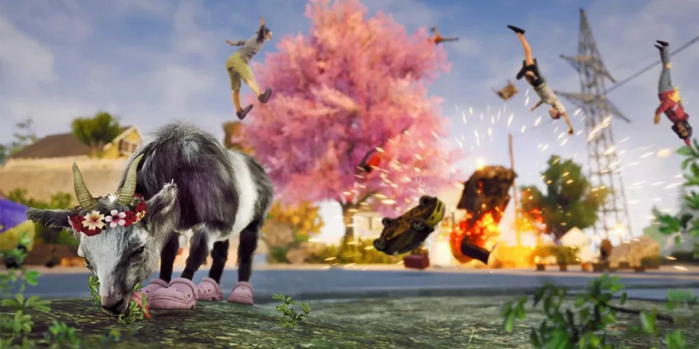 #8 گوت سیمولیتر 3 Goat Simulator 3 از جدیدترین بازیهای 2022 در سبک اکشن