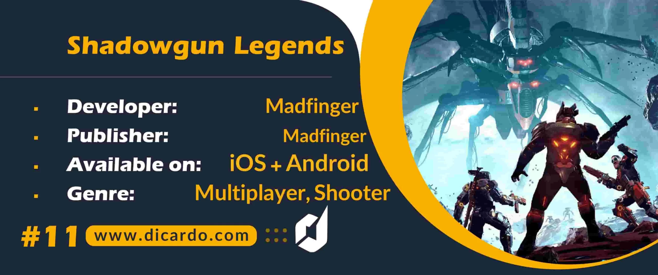 #11 شدوگان لجندز Shadowgun Legends از بهترین بازیهای آنلاین در سبک شوتر