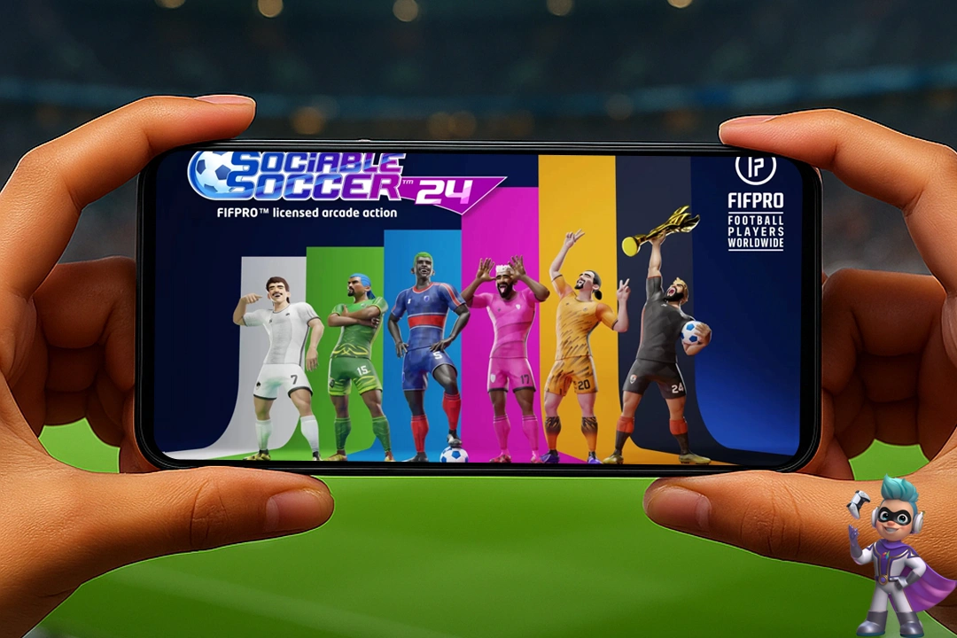 توپ رو به کدوم بازی میسپارین؟ بهترین بازی های فوتبال اندرویدی 22 بازی Sociable Soccer 24