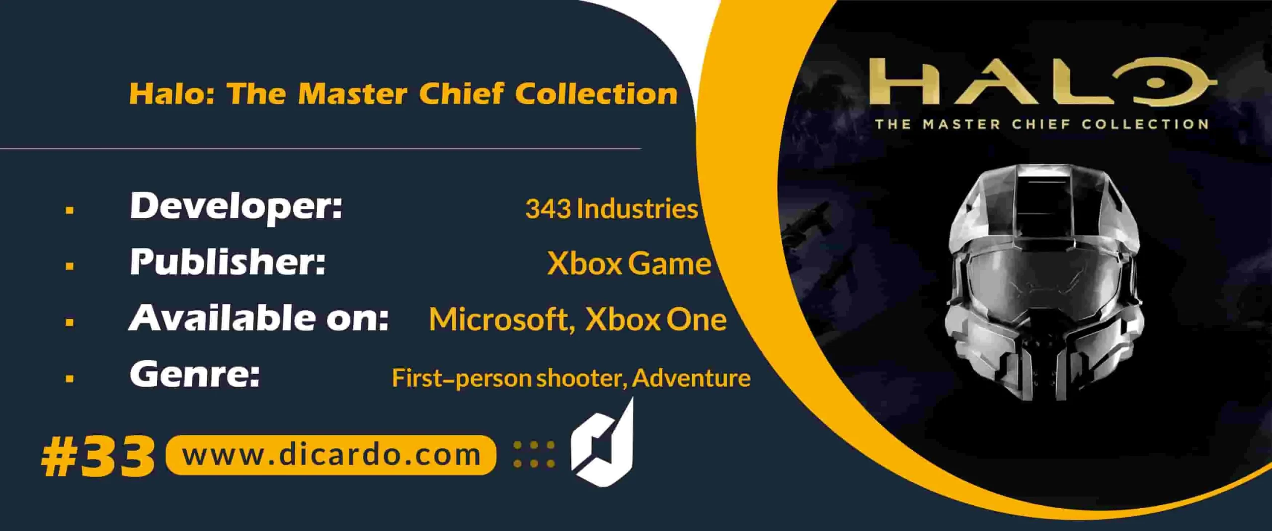 #33 هالو د منستر چف کالکشن Halo: The Master Chief Collection