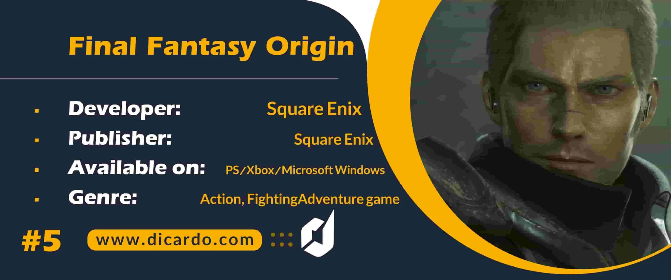 #5 فاینال فانتزی اوریجین (Final Fantasy Origin (March 18 از بازیهای 2022 با ترکیبی از نبرد تیمی و نبرد اکشن