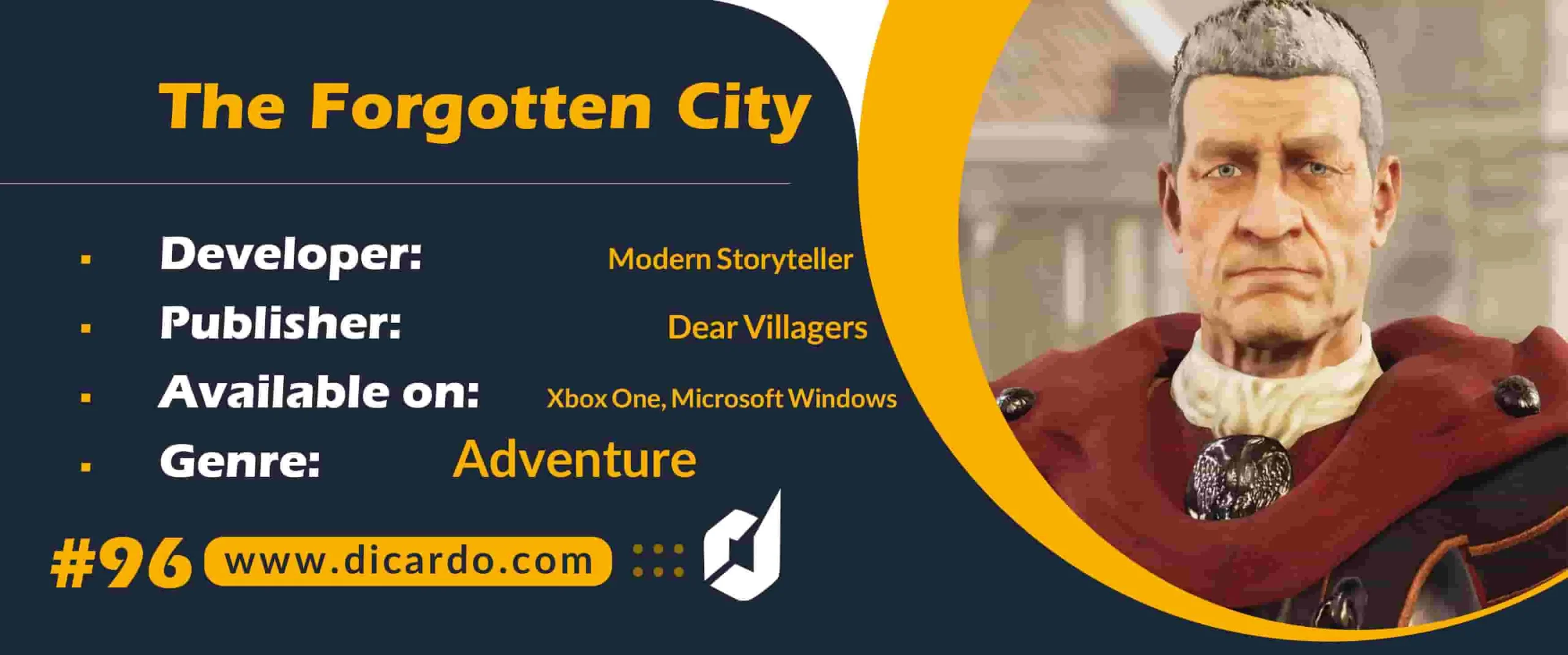 #96 د فورگاتن سیتی The Forgotten City از برترین بازیهای کامپیوتری با ماجراجویی اسرارآمیز