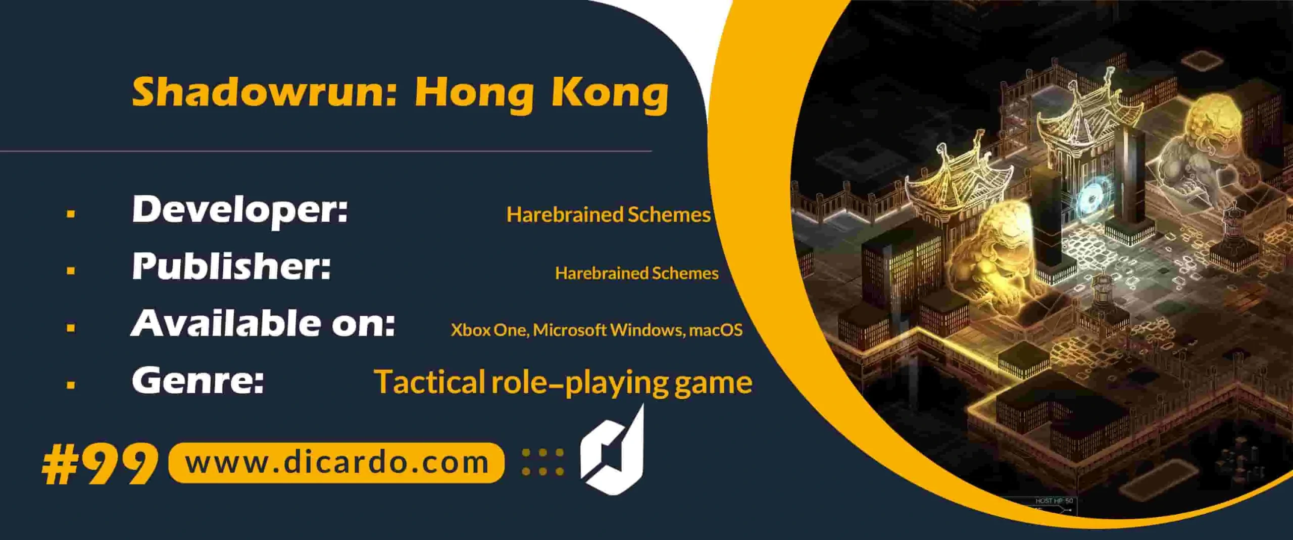 #99 شادوران هونگ کونگ Shadowrun: Hong Kong