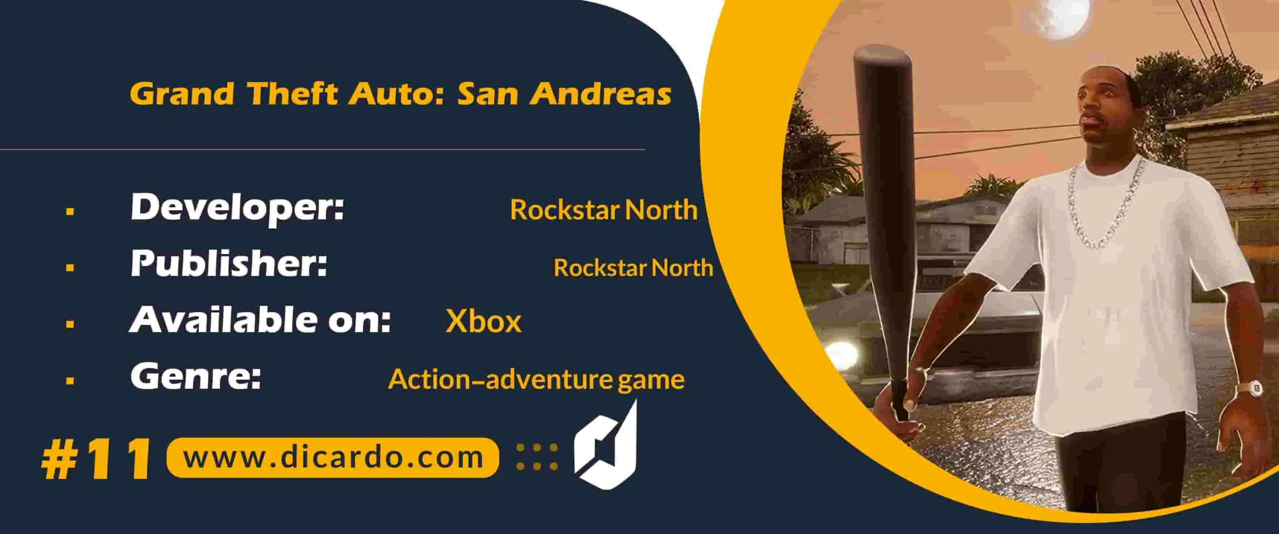 #11 گرند تفت اوتو سان آندریس Grand Theft Auto: San Andreas