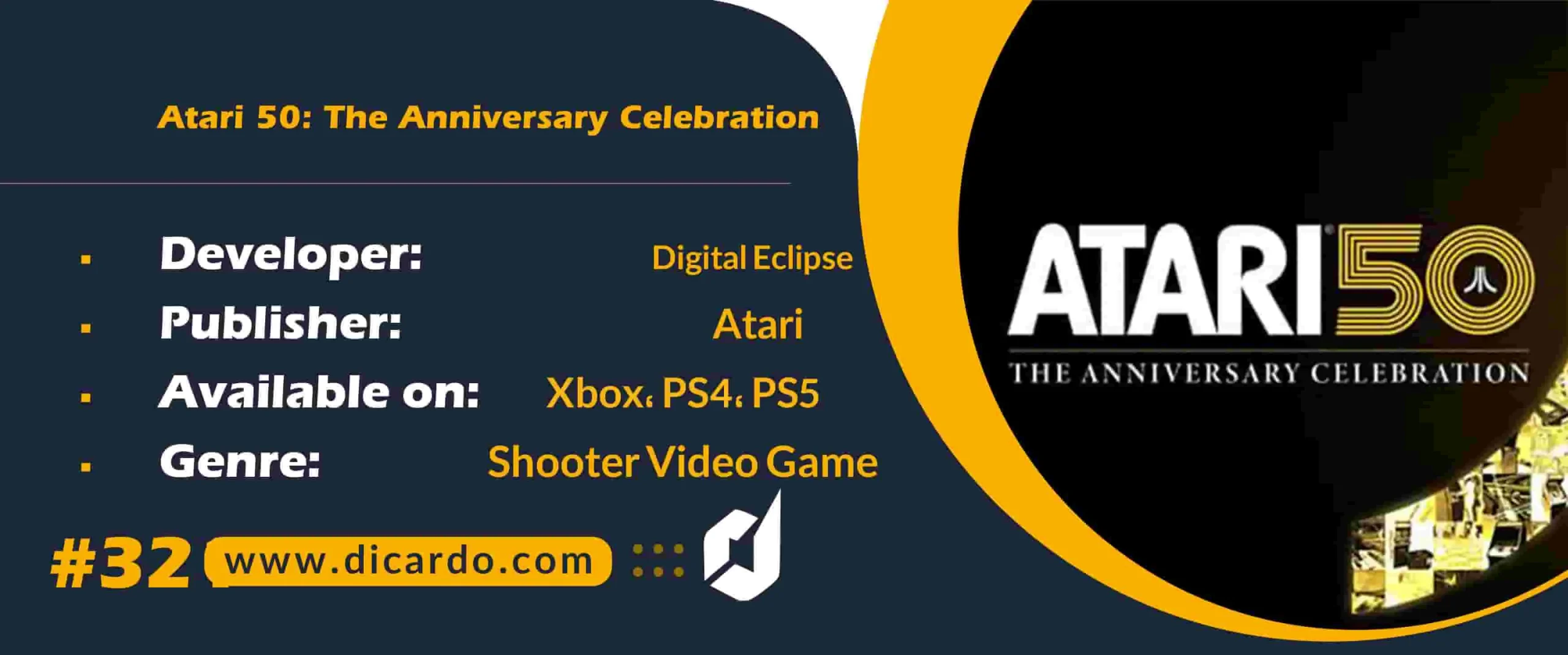 #32 آتاری 50 د انیورساری سلبریشن Atari 50: The Anniversary Celebration