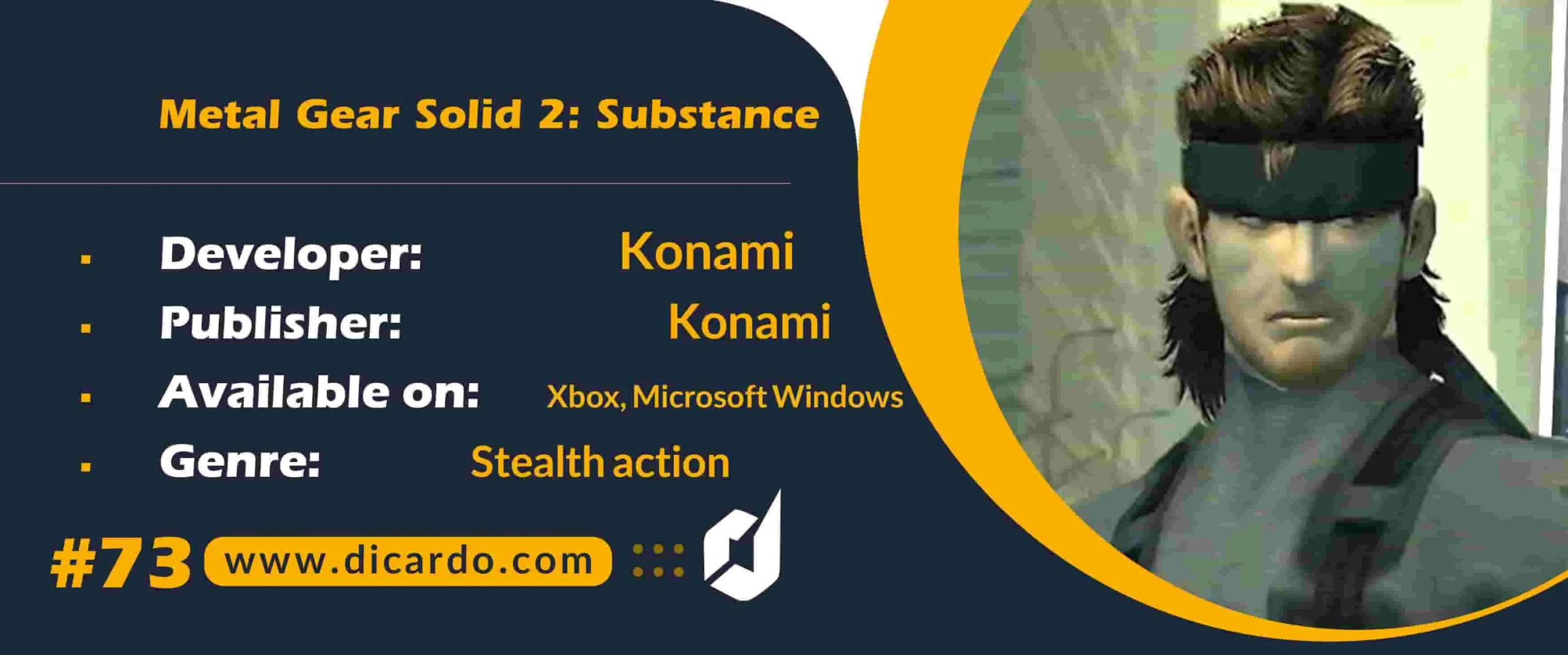 #73 متال گر سالید 2 سابستنس Metal Gear Solid 2: Substance