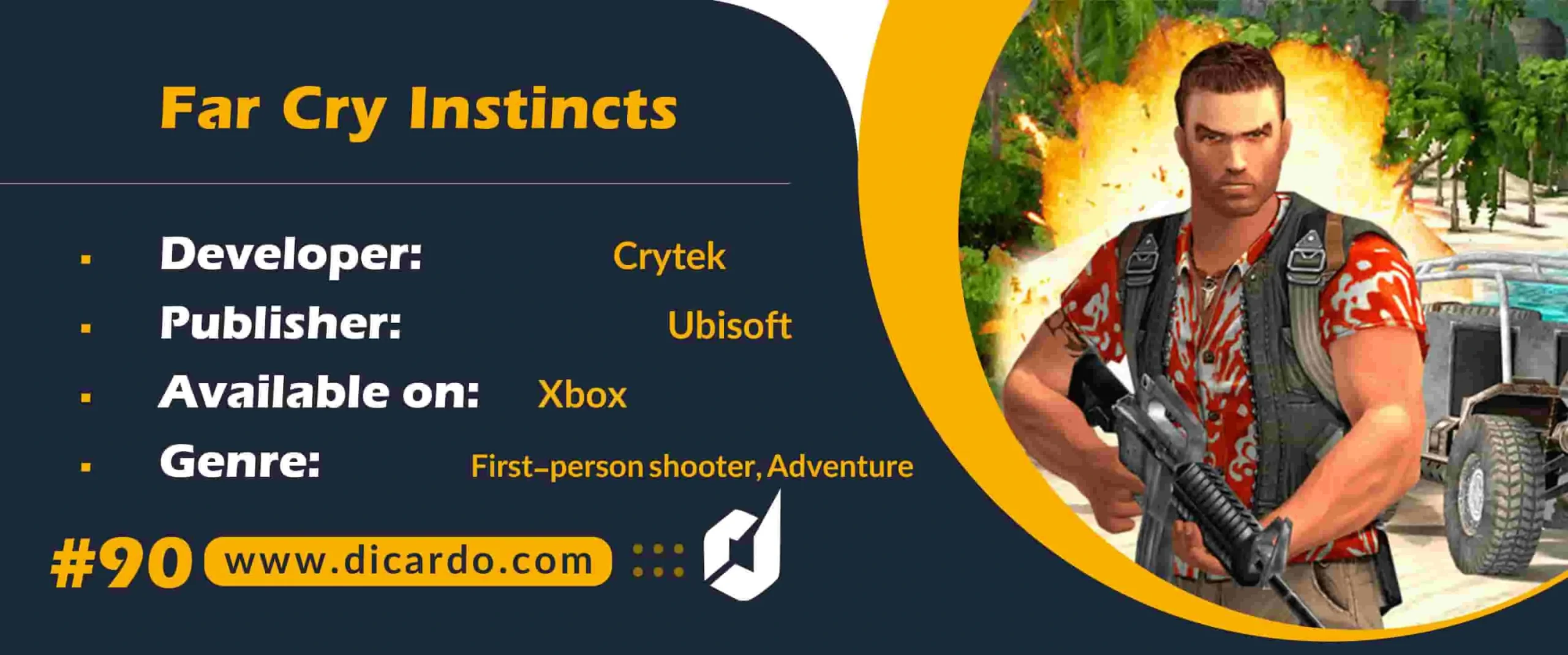 #90 فار کرای اینستینکس Far Cry Instincts از بهترین بازیهای ایکس باکس تیرانداز اول شخص